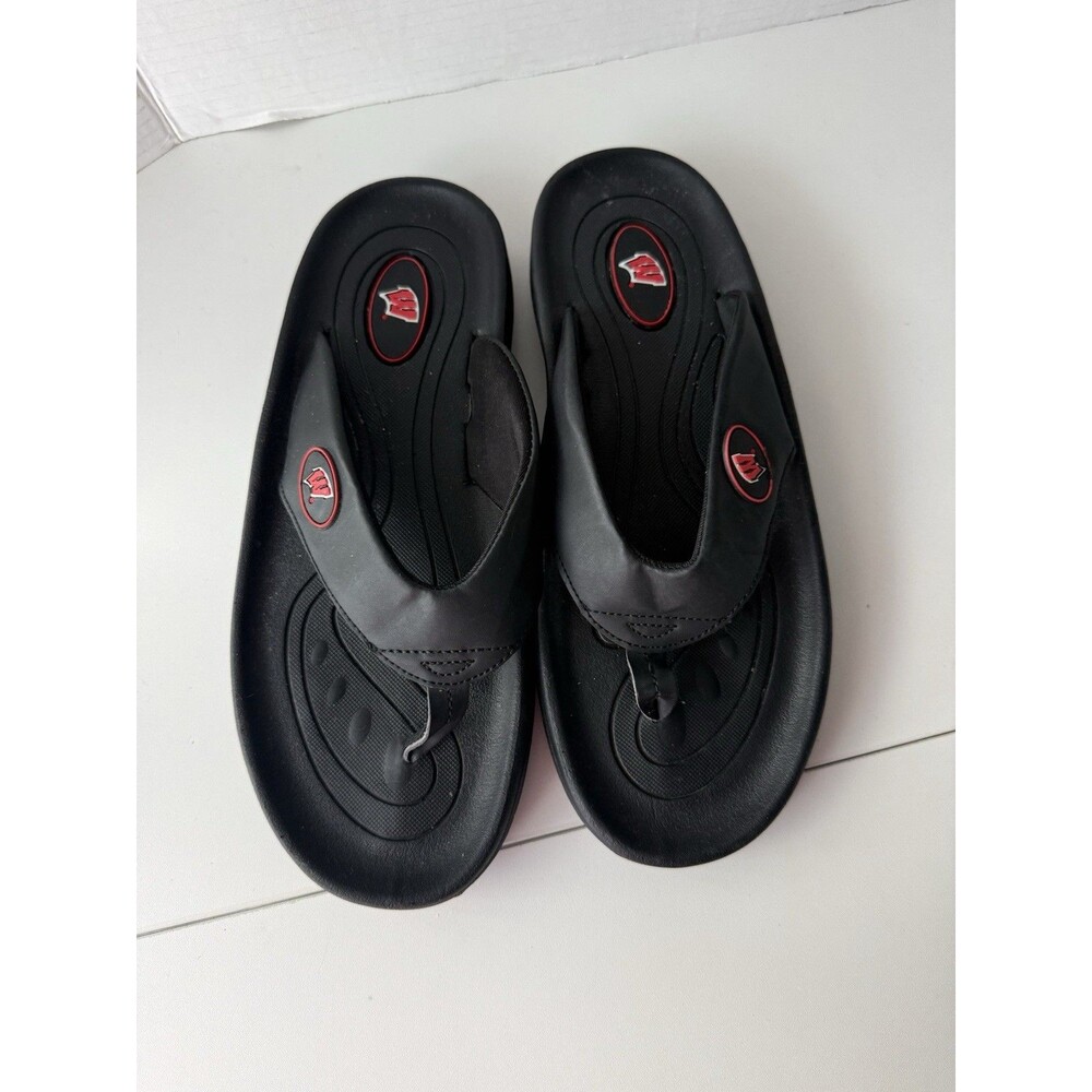 ZORIZ Collegiate Series Golf Sandal Wisconsin Badgers Size 11